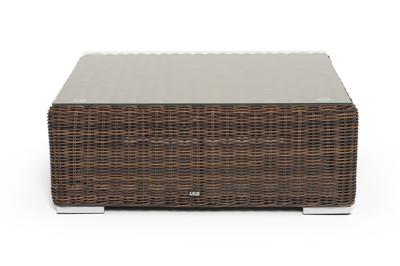 Стол журнальный 4SIS "Капри" журнальный столик плетеный, цвет коричневый арт. YH-S4865G brown