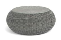 Стол журнальный 4SIS "Барселона" журнальный столик из искусственного ротанга, цвет графит арт. YH-S4093G graphite