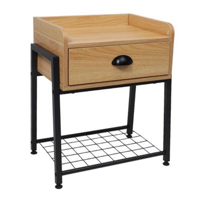 Стол журнальный AksHome Стол журнальный LESTER, дуб сонома/черный, 460*320*530 арт. ZN-273820