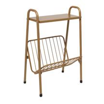 Стол журнальный AksHome Стол журнальный SLAY, золотой, 395*265*600 арт. ZN-273814