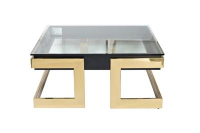 Стол журнальный Garda Decor 58DB-CT18166 Стол журнальный Марбелла (Marbella) 100*100*44,5см арт. 58DB-CT18166