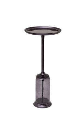 Стол журнальный Garda Decor 69-22448 Стол журнальный "Блеск Черный (Luster Black)" d29,5*h66см арт. 69-22448