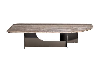 Стол журнальный Garda Decor 57EL-10981 Стол журнальный Арка (Arco) травертин 135*70*30см арт. 57EL-10981