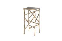 Стол журнальный Garda Decor 69-519015 Стол журнальный/подставка под цветы 33*33*70см, цвет золото арт. 69-519015