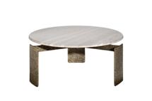 Стол журнальный Garda Decor 69-23303 Стол журнальный мраморный d100*45см арт. 69-23303