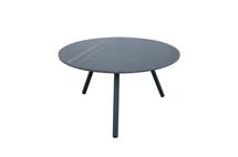 Стол журнальный Garda Decor 129KN-01440 Стол кофейный "ЭМБРЕЙС (EMBRACE)" уличный черный d68*48см арт. 129KN-01440