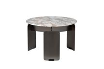 Стол журнальный Garda Decor 160KD-26501 Стол журнальный, мрамор Арабескато Корчия (Arabescato Corchia) d60*40см арт. 160KD-26501