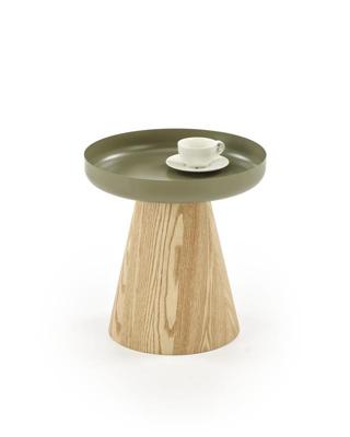 Стол журнальный Halmar Стол журнальный Halmar GINA (зеленый/натуральный) арт. V-CH-GINA-LAW-ZIELONY