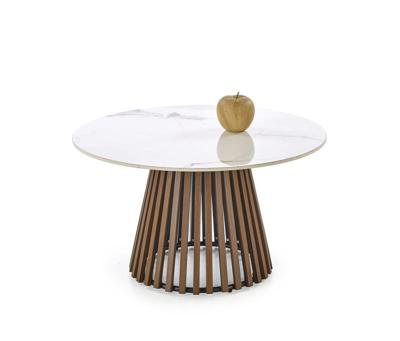 Стол журнальный Halmar Стол журнальный Halmar CARINA (бежевый мрамор/орех) арт. V-CH-CARINA-LAW