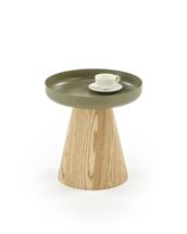 Стол журнальный Halmar Стол журнальный Halmar GINA (зеленый/натуральный) арт. V-CH-GINA-LAW-ZIELONY