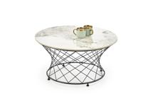 Стол журнальный Halmar Стол журнальный Halmar ALESSIA (бежевый мрамор/черный) арт. V-CH-ALESSIA-LAW