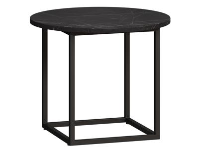 Стол журнальный LoftyHome Стол журнальный Мальборк Арти Мрамор Блэк лофт арт. 1627384