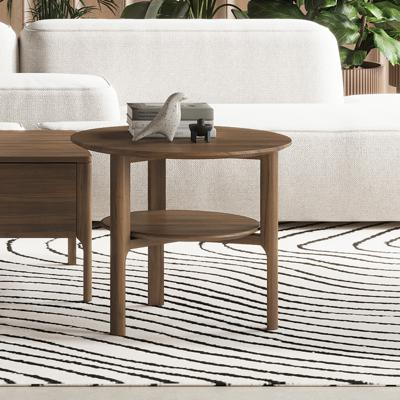 Стол журнальный MOD INTERIORS Приставной столик RONDA арт. MDI.ST.RD.110, арт. CP1806I2-V36F end table (wooden top)