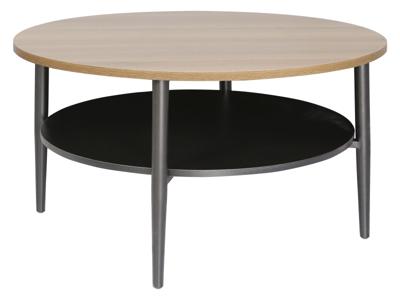 Стол журнальный Signal Стол журнальный Signal ELLA A (дуб/черный) 80/45 арт. ELLAADC