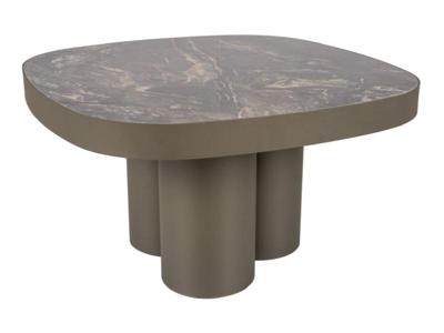 Стол журнальный Signal Стол журнальный SIGNAL STELLA B Ceramic черный Vulcano/медный 75/75 арт. STELLABCMI75
