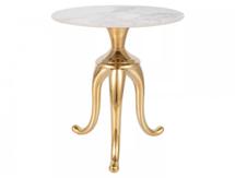 Стол журнальный Signal Стол журнальный Signal SNAKE (белый/золотой) арт. SNAKEBZL