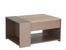 Стол журнальный Signal Стол журнальный Signal DROP (дуб/бежевый) 80/60/42-56 арт. DROPDBE