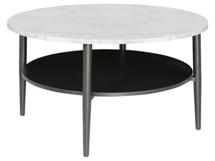 Стол журнальный Signal Стол журнальный Signal ELLA A (эффект белого мрамора/черный) 80/45 арт. ELLAABMAC