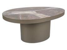 Стол журнальный Signal Стол журнальный SIGNAL GUSTO B Ceramic коричневый Patagonia/медный 98/73 арт. GUSTOBBRMI98