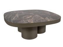 Стол журнальный Signal Стол журнальный SIGNAL STELLA A Ceramic черный Vulcano/медный 100/100 арт. STELLAACMI100