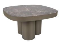 Стол журнальный Signal Стол журнальный SIGNAL STELLA B Ceramic черный Vulcano/медный 75/75 арт. STELLABCMI75