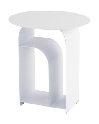 Стол журнальный Stool Group Журнальный столик Arwel металл белый арт. УТ000040311