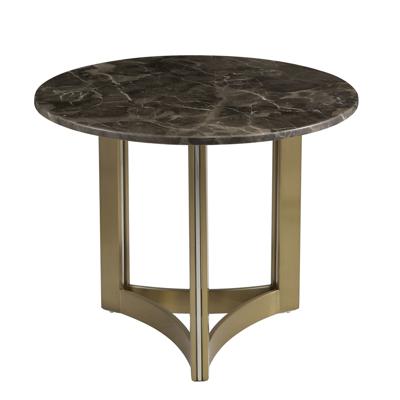 Стол журнальный Stool Group Журнальный столик Кассия 60*60 см темная керамика арт. УТ000041501