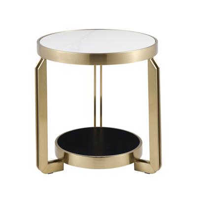 Стол журнальный Stool Group Журнальный столик Калисто 55*55 см светлая и темная керамика арт. УТ000041503