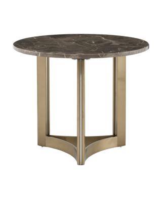 Стол журнальный Stool Group Журнальный столик Кассия 60*60 см темная керамика арт. УТ000041501