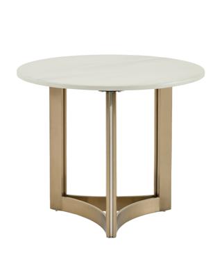 Стол журнальный Stool Group Журнальный столик Кассия 60*60 см светлая керамика арт. УТ000041499