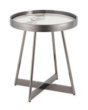Стол журнальный Stool Group Журнальный столик Гера 50*50 см белая керамика арт. УТ000039406