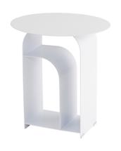 Стол журнальный Stool Group Журнальный столик Arwel металл белый арт. УТ000040311