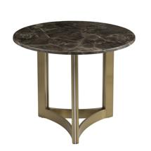 Стол журнальный Stool Group Журнальный столик Кассия 60*60 см темная керамика арт. УТ000041501