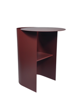 Стол журнальный Stool Group Журнальный столик Floire металл бордовый арт. УТ000041883