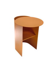 Стол журнальный Stool Group Журнальный столик Floire металл оранжевый арт. УТ000041882