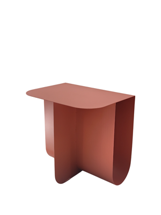 Стол журнальный Stool Group Журнальный столик Laure металл красный арт. УТ000041898