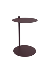 Стол журнальный Stool Group Журнальный столик Siara металл бордовый арт. УТ000041889