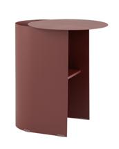 Стол журнальный Stool Group Журнальный столик Floire металл бордовый арт. УТ000041883