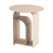 Стол журнальный Stool Group Журнальный столик Arwel металл бежевый арт. УТ000040314