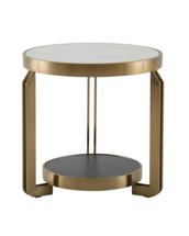 Стол журнальный Stool Group Журнальный столик Калисто 55*55 см светлая и темная керамика арт. УТ000041503