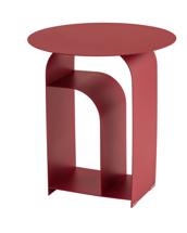 Стол журнальный Stool Group Журнальный столик Arwel металл бордовый арт. УТ000040312