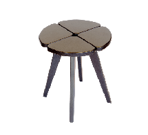 Стол журнальный ZiP-mebel Стол журнальный Коффи чёрное дерево арт. Q004200B00