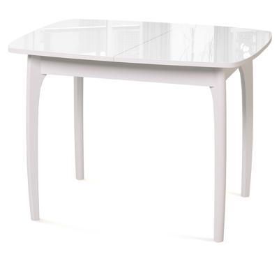 Стол DikLine M40 белый/стекло белое optiwhite арт. 00-00060580
