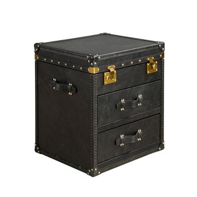 Столик Angel Cerda Черный кожаный столик-чемодан 7184 арт. 265593