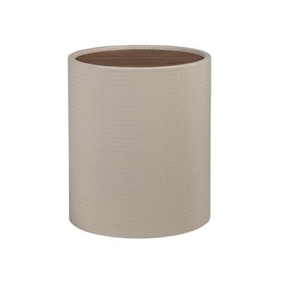 Столик Angel Cerda Приставной столик 2165 из орехового дерева и песочной экокожи арт. 503224