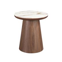 Столик Angel Cerda Приставной столик 2159 из керамики в мраморной отделке и ореха арт. 421644