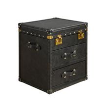 Столик Angel Cerda Черный кожаный столик-чемодан 7184 арт. 265593