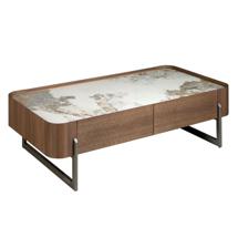 Столик Angel Cerda Прямоугольный журнальный стол 2131/437-D из ореха и керамики арт. 179119