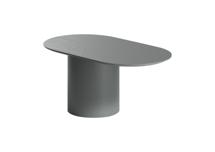 Столик Ellipsefurniture Столик Type овальный, основание D 29 см (серый) арт. TY010104110101
