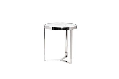 Столик Garda Decor 47ED-ET031	Стол журнальный прозр.стекло/хром d.50*55см арт. 47ED-ET031